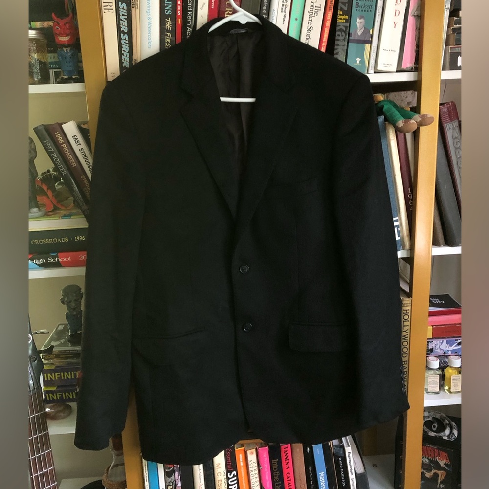 Vintage Black Cashmere Blazer